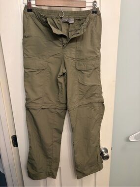 White Sierra Youth Olive Convertible Cargo Pants